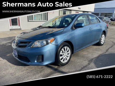 2012 Toyota Corolla for sale at Shermans Auto Sales in Webster NY