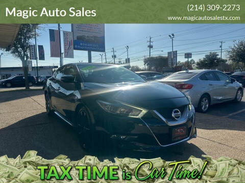 2016 Nissan Maxima for sale at Magic Auto Sales in Dallas TX