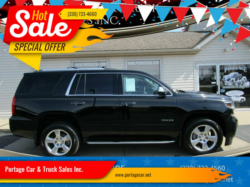 2017 Chevrolet Tahoe for sale at Portage Car & Truck Sales Inc. in Akron OH