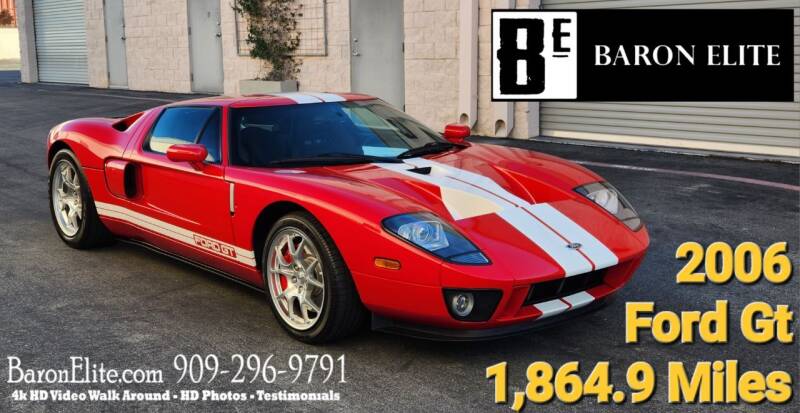 2006 Ford GT for sale at Baron Elite in Upland CA