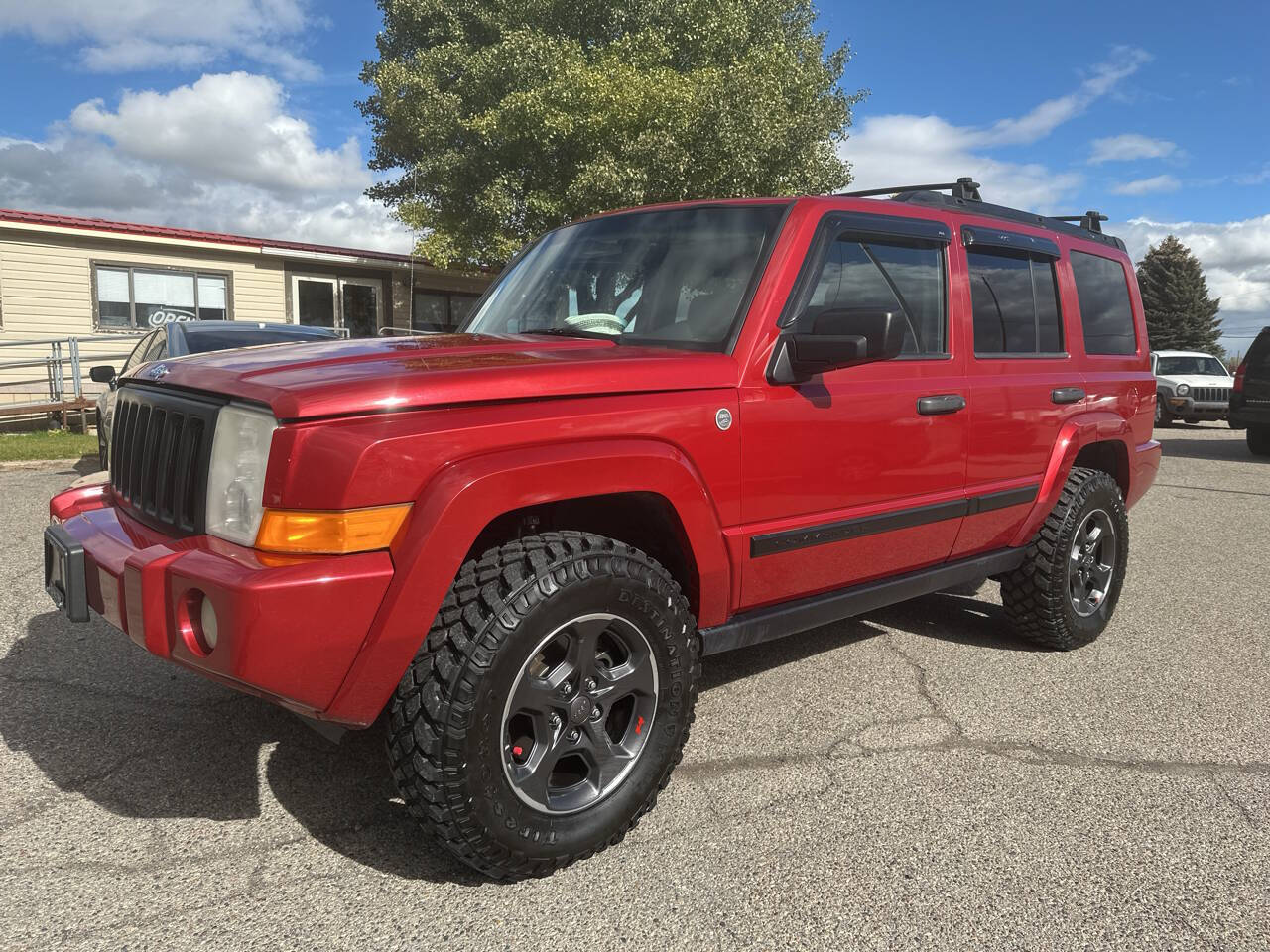 Red 2006 Jeep Commander Base 4dr SUV 4WD 1