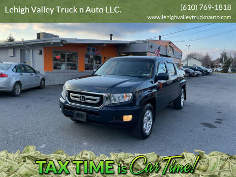 2010 Honda Ridgeline for sale at Lehigh Valley Truck n Auto LLC. in Schnecksville PA