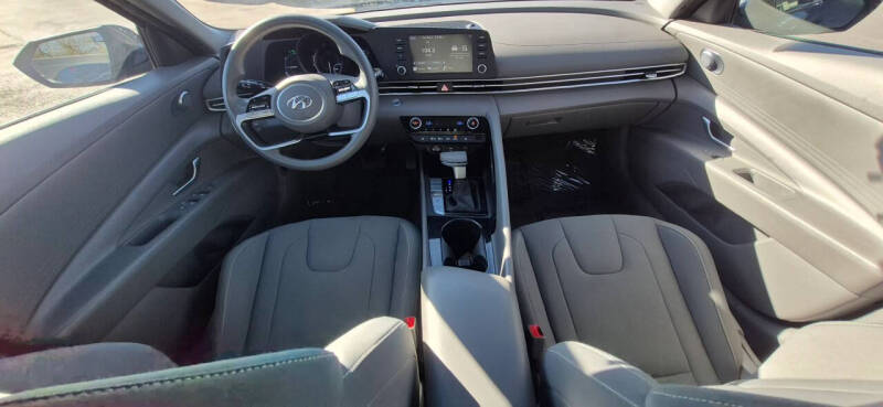 2023 Hyundai Elantra Hybrid Blue