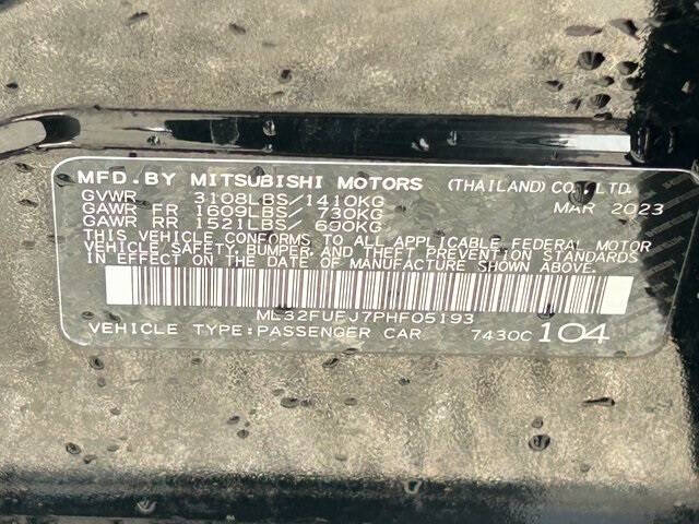 2023 Mitsubishi Mirage G4 LE