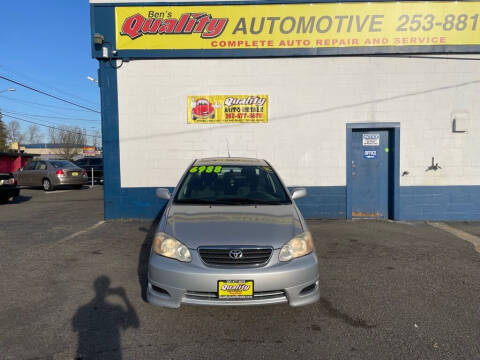 2008 Toyota Corolla for sale at QUALITY AUTO RESALE in Puyallup WA