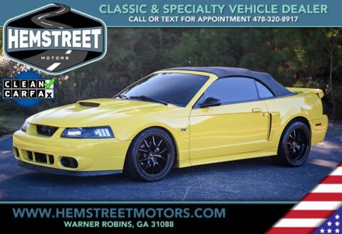 2001 Ford Mustang for sale at Hemstreet Motors in Warner Robins GA