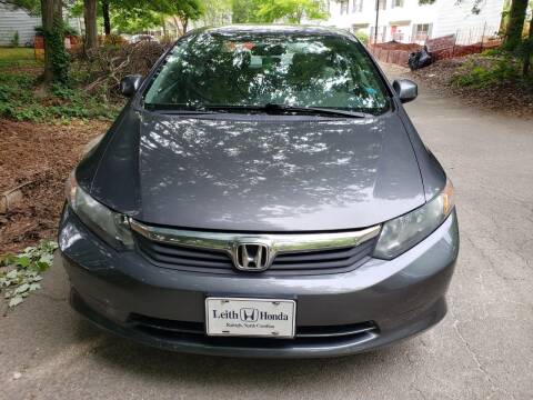 2012 Honda Civic for sale at Eastlake Auto Group, Inc. in Raleigh NC