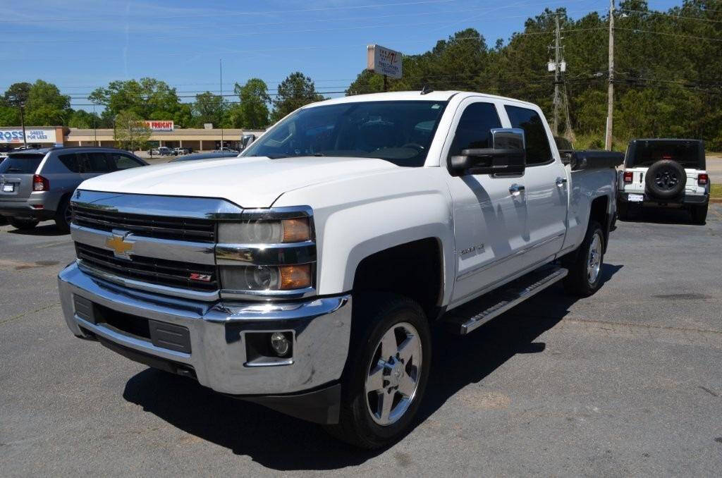 White 2015 Chevrolet Silverado 2500HD LTZ 1
