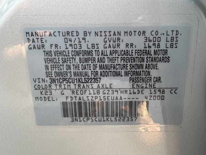 2019 Nissan Kicks SV