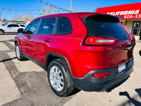 2014 Jeep Cherokee for sale at California Auto Sales in Amarillo TX