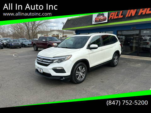 2016 Honda Pilot for sale at All In Auto Inc in Palatine IL