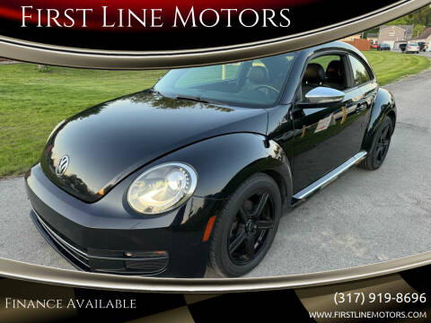 2013 Volkswagen Beetle for sale at First Line Motors in Jamestown IN