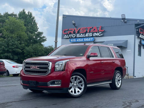 2015 GMC Yukon for sale at Crystal Auto Sales Inc in Nashville TN