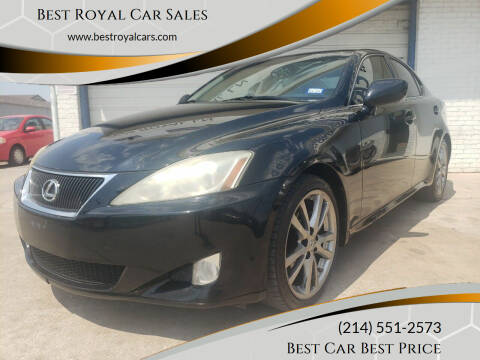 2008 Lexus IS 250 for sale at Best Royal Car Sales in Dallas TX