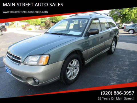 2000 Subaru Outback for sale at MAIN STREET AUTO SALES in Neenah WI