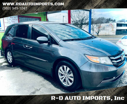 2014 Honda Odyssey for sale at R-D AUTO IMPORTS, Inc in Charlotte NC