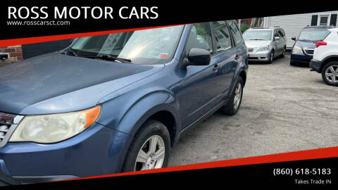 2011 Subaru Forester for sale at ROSS MOTOR CARS in Torrington CT