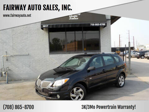 2005 Pontiac Vibe for sale at FAIRWAY AUTO SALES, INC. in Melrose Park IL