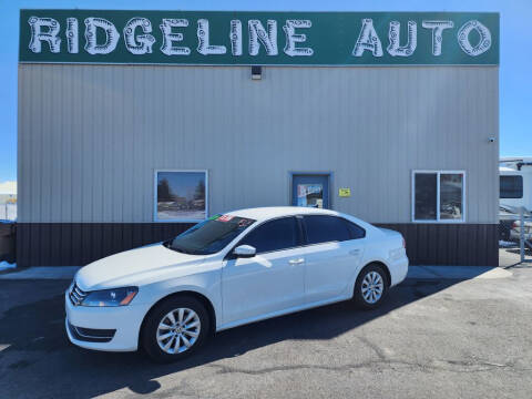 2014 Volkswagen Passat for sale at RIDGELINE AUTO in Chubbuck ID