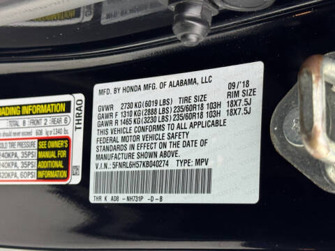 2019 Honda Odyssey EX