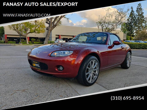 2007 Mazda MX-5 Miata for sale at FANASY AUTO SALES/EXPORT in Yorba Linda CA