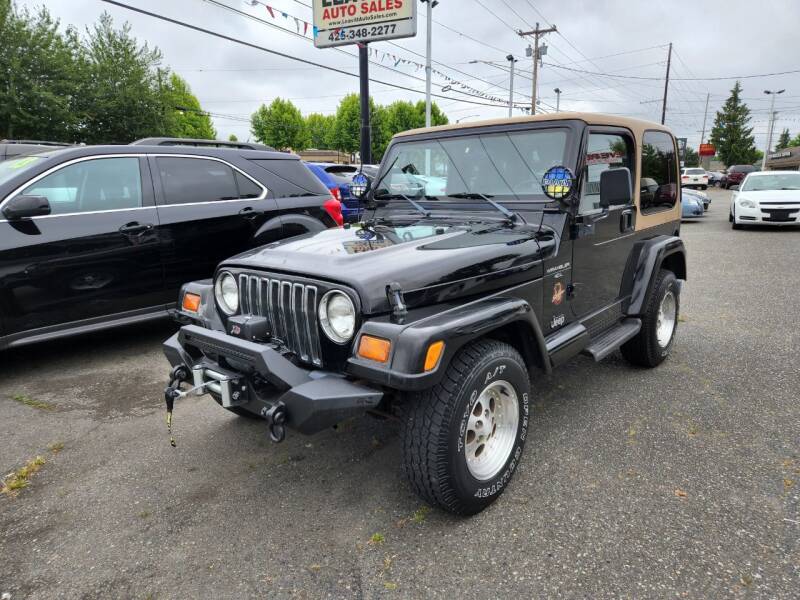 1998 Jeep Wrangler for sale at Leavitt Auto Sales and Used Car City in Everett WA