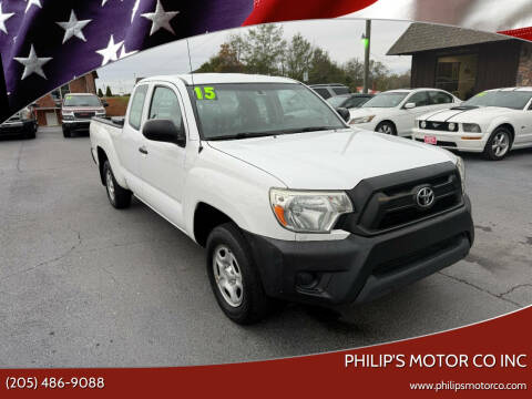 2015 Toyota Tacoma for sale at PHILIP'S MOTOR CO INC in Haleyville AL