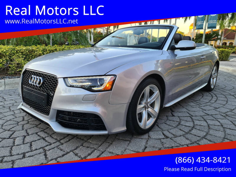 2016 Audi A5 for sale at Real Motors LLC in Clearwater FL