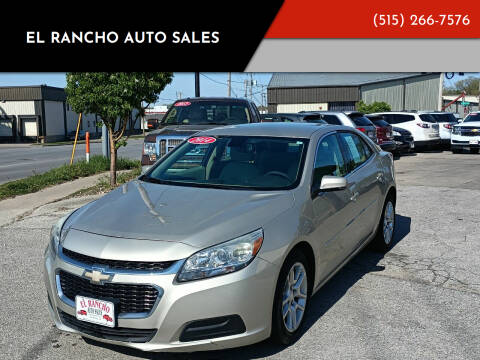 2014 Chevrolet Malibu for sale at El Rancho Auto Sales in Des Moines IA