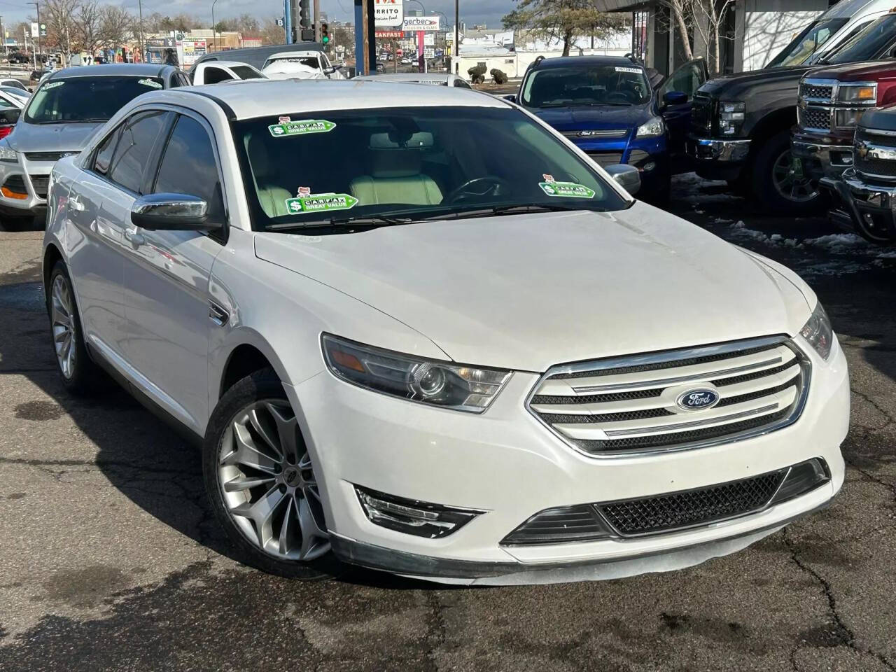 2016 Ford Taurus for sale at GO GREEN MOTORS in Lakewood, CO