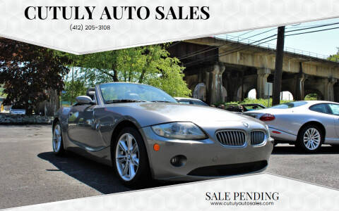 2005 BMW Z4 for sale at Cutuly Auto Sales in Pittsburgh PA