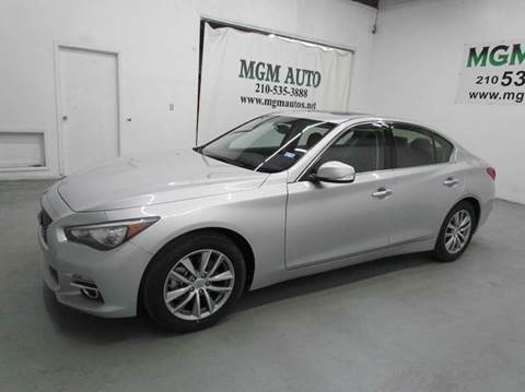 2016 INFINITI Q50 for sale at MGM Auto in San Antonio, TX