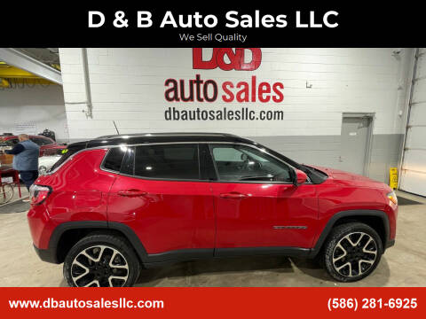 2018 Jeep Compass for sale at D & B Auto Sales LLC in Harrison Township MI