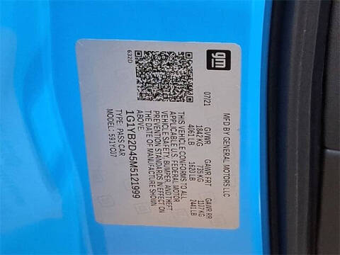 2021 Chevrolet Corvette Stingray