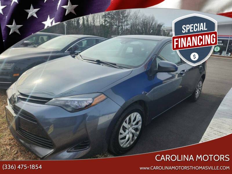 2017 Toyota Corolla for sale at Carolina Motors in Thomasville NC