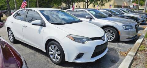 2016 Toyota Corolla for sale at ROYALTON MOTORS in Plantation FL