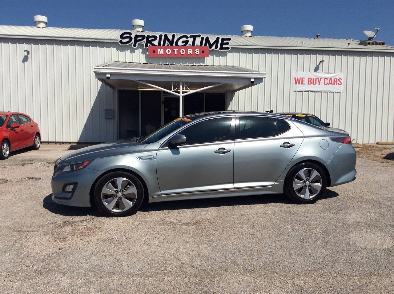 2014 Kia Optima Hybrid for sale at SPRINGTIME MOTORS in Huntsville, TX