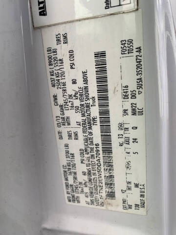 2013 Ford E-Series E-250