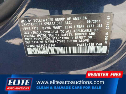 2012 Volkswagen Passat