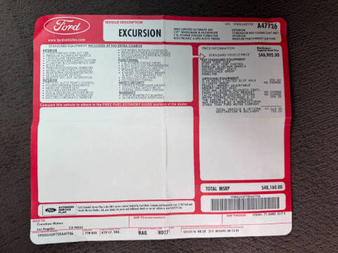 2002 Ford Excursion Limited