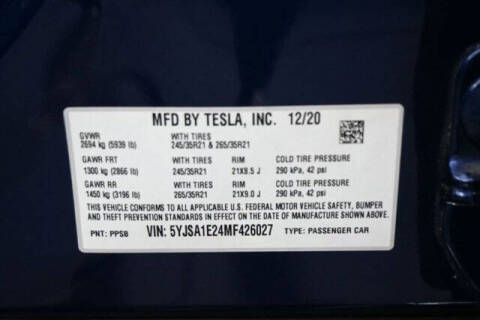 2021 Tesla Model S Long Range Plus