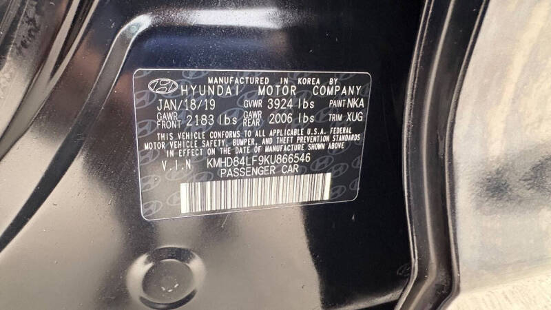 2019 Hyundai Elantra SE