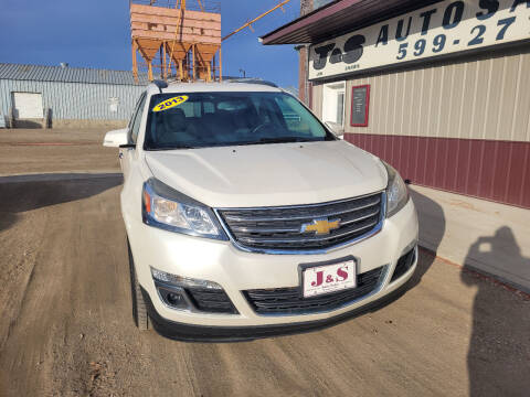 2013 Chevrolet Traverse for sale at J & S Auto Sales in Thompson ND