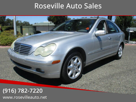 2002 Mercedes-Benz C-Class for sale at Roseville Auto Sales in Roseville CA