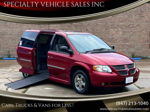 2004 Dodge Grand Caravan for sale at SPECIALTY VEHICLE SALES INC in Skokie IL