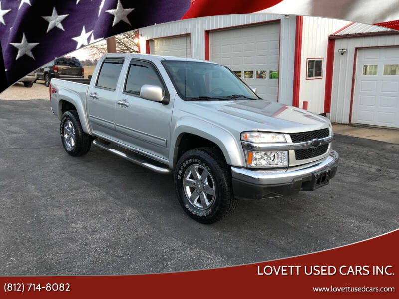 2012 Chevrolet Colorado for sale at Lovett Used Cars Inc. in Spencer IN