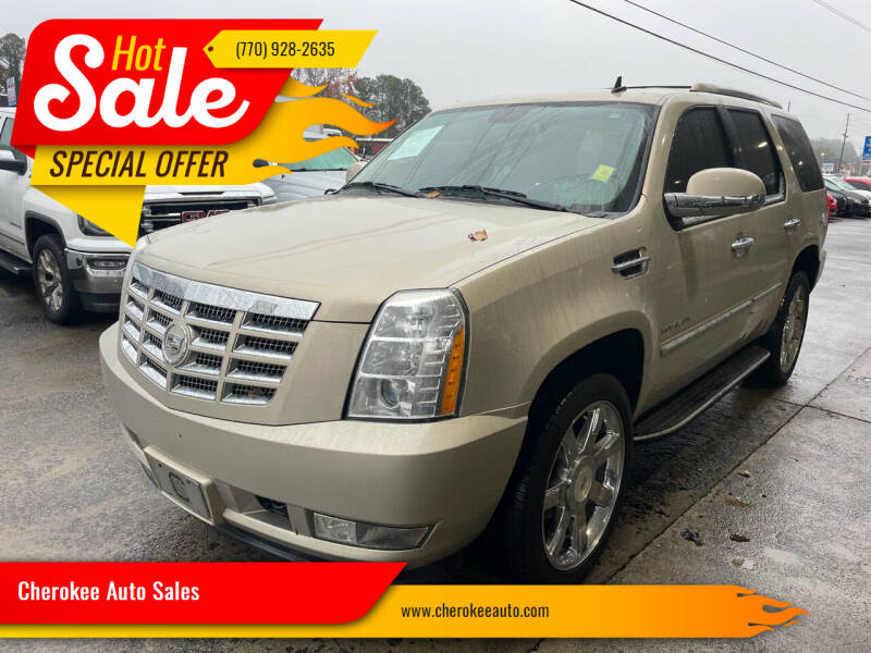 2012 Cadillac Escalade for sale at Cherokee Auto Sales in Acworth GA