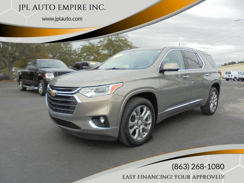 2019 Chevrolet Traverse for sale at JPL AUTO EMPIRE INC. in Lake Alfred FL