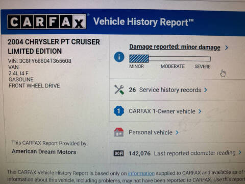 2004 Chrysler PT Cruiser Limited Edition Platinum Series