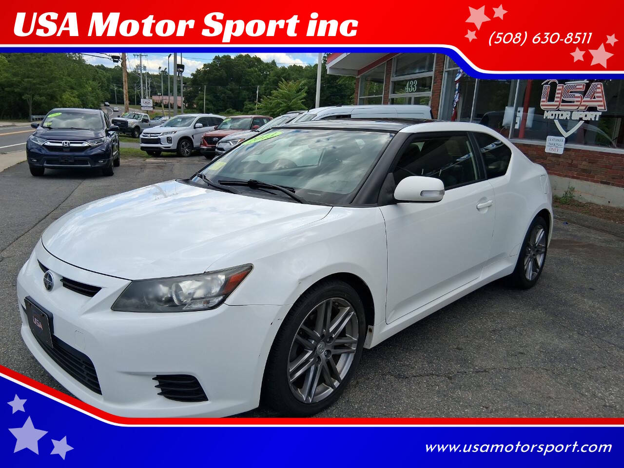 White 2013 Scion tC Base 2dr Coupe 6M 1